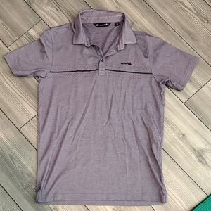 Travis Mathew Lavender Golf Polo